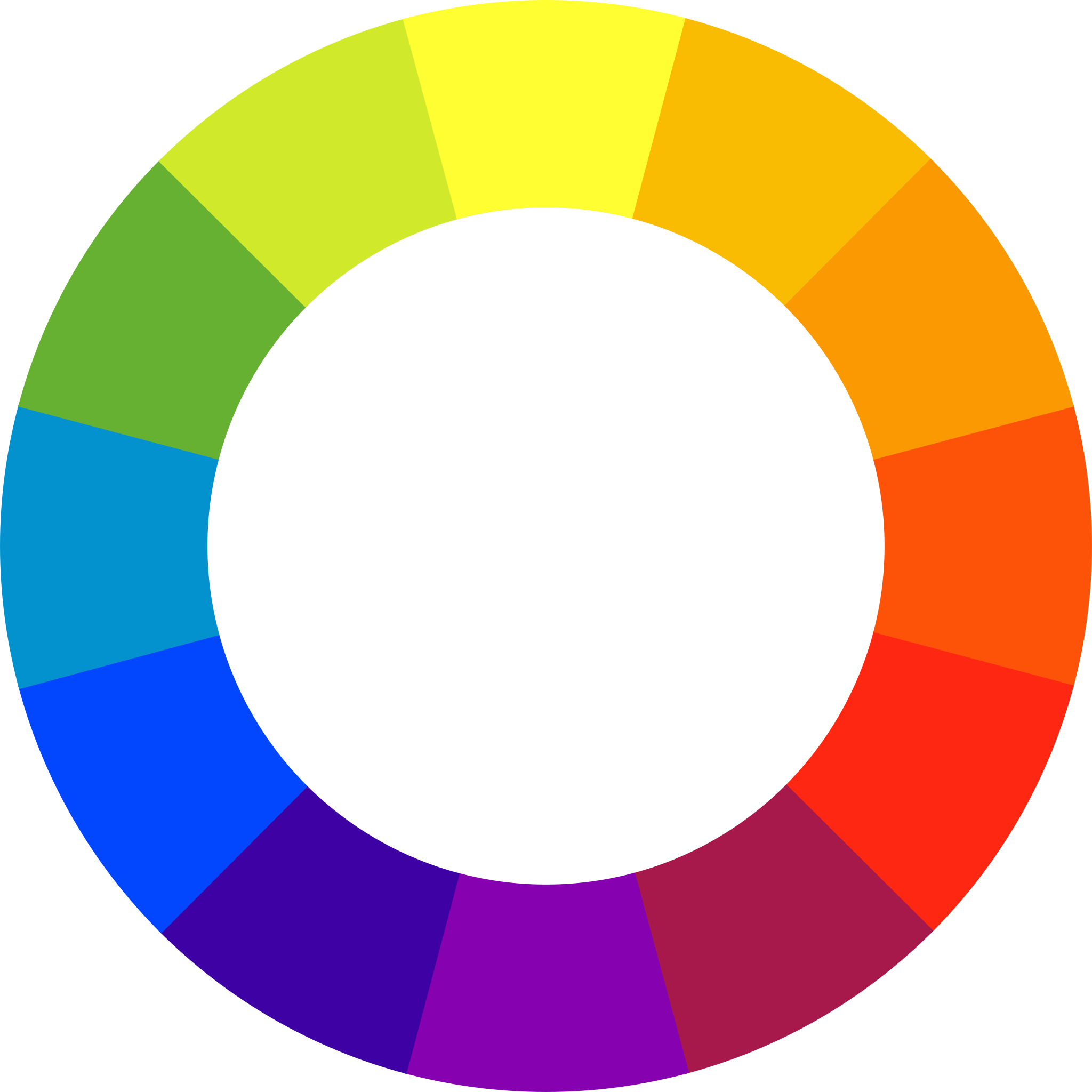 A color wheel